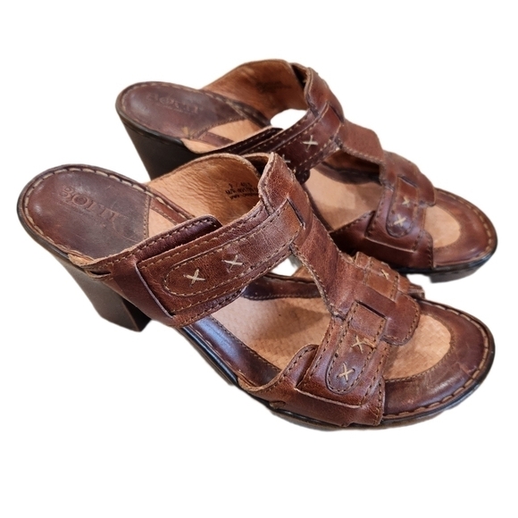 BORN Artsian Beam Sandals, Carmel Brown, US Women's 9 NWT - Picture 3 of 7